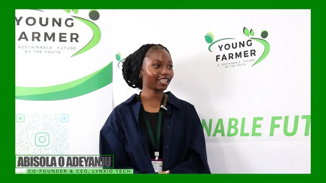 Lynxio Tech CEO interviewed at the Young Farmer sustainability event